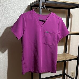 Figs Scrubs Catarina Bright Fuchsia